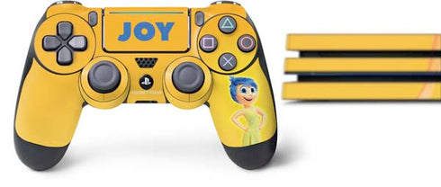 Disney Inside Out Joy Portrait PS4 Pro Bundle Skin