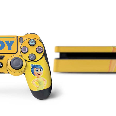 Disney Inside Out Joy Portrait PS4 Slim Bundle Skin