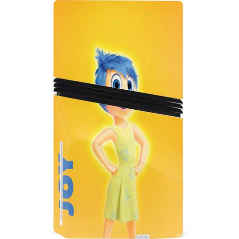 Disney Inside Out Joy Portrait PS5 Pro Disk Console Skin