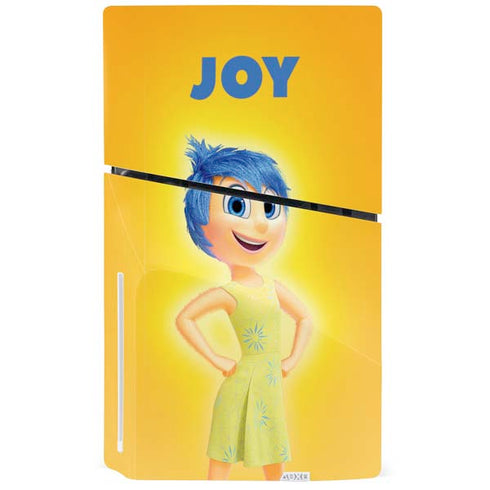 Disney Inside Out Joy Portrait PS5 Slim Disk Bundle Skin