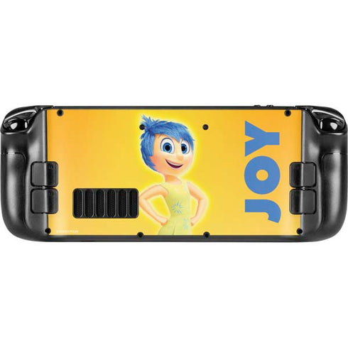 Disney Inside Out Joy Portrait Steam Deck Handheld Gaming Computer OLED Skin