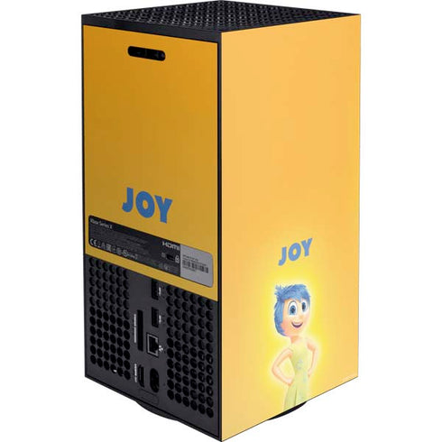 Disney Inside Out Joy Portrait Xbox Series X Console Skin