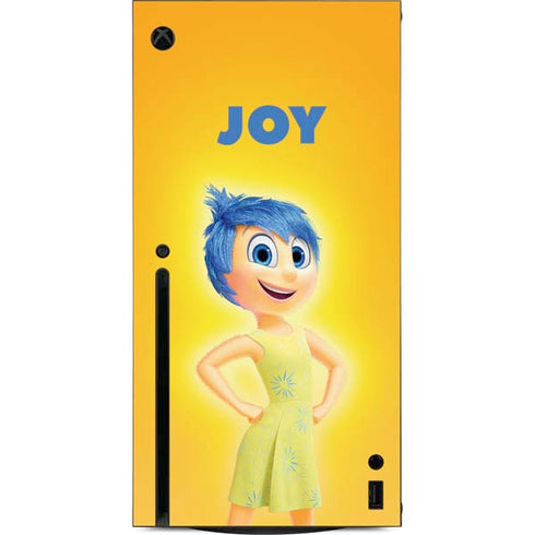 Disney Inside Out Joy Portrait Xbox Series X Console Skin