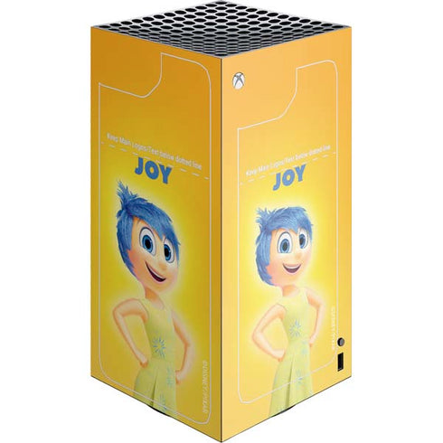 Disney Inside Out Joy Portrait XBox Series X Digital Edition Console Skin