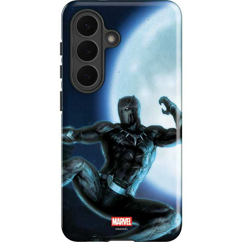 Marvel Black Panther Jumping Through Air Galaxy S26 Plus Impact Case