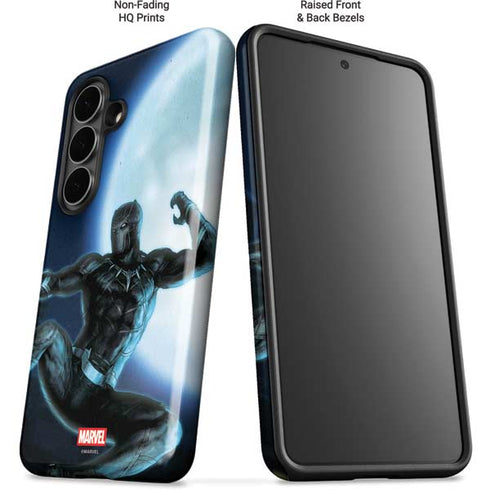 Marvel Black Panther Jumping Through Air Galaxy S26 Plus Impact Case