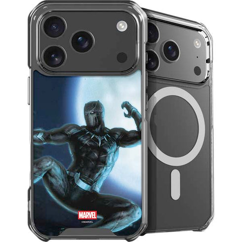 Marvel Black Panther Jumping Through Air iPhone 18 Pro Max MagSafe Case