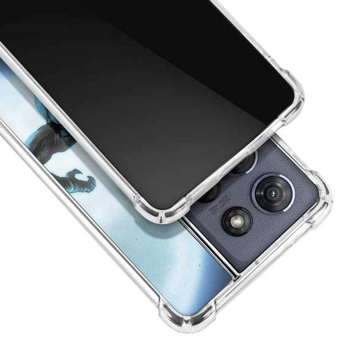 Marvel Black Panther Jumping Through Air Moto G Stylus 5G (2025) Clear Case