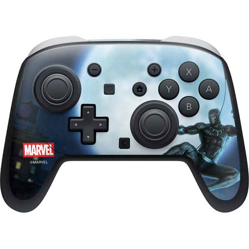Marvel Black Panther Jumping Through Air Nintendo Skins