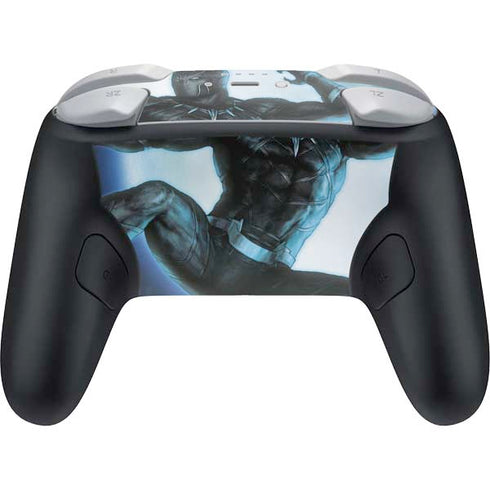 Marvel Black Panther Jumping Through Air Nintendo Switch 2 (2025) Pro Controller Skin