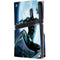 Marvel Black Panther Jumping Through Air PS5 Pro Disk Console Skin