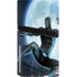 Marvel Black Panther Jumping Through Air PS5 Pro Disk Console Skin