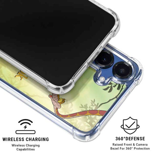 Disney Jungle Book Character Group Galaxy S25 Plus Clear Case