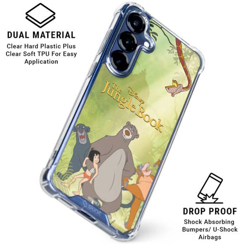 Disney Jungle Book Character Group Galaxy S25 Plus Clear Case