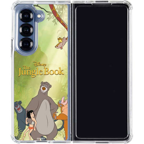 Disney Jungle Book Character Group Galaxy Z Fold6 Clear Case