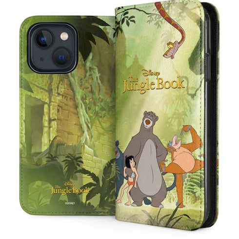 Disney Jungle Book Character Group iPhone 14 Folio Case