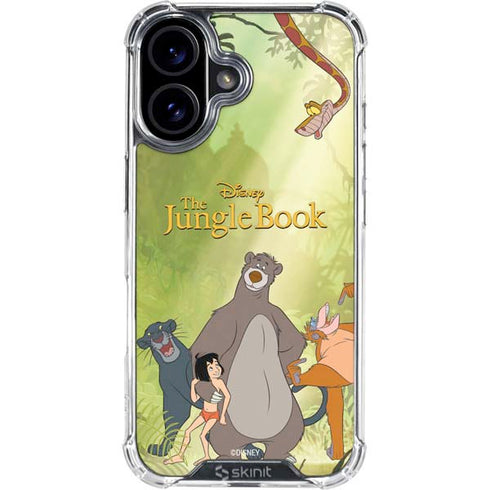 Disney Jungle Book Character Group iPhone 16 Plus Clear Case