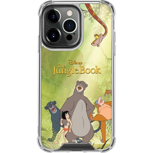 Disney Jungle Book Character Group iPhone 16 Pro Max Clear Case