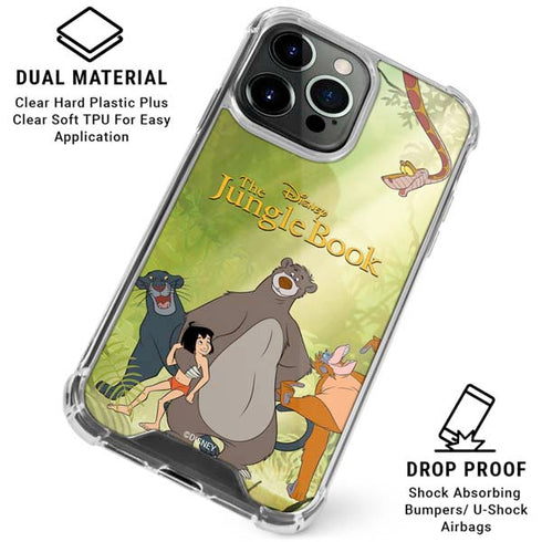 Disney Jungle Book Character Group iPhone 16 Pro Max Clear Case