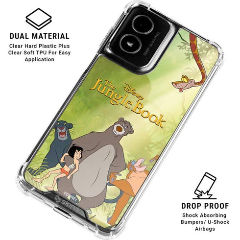 Disney Jungle Book Character Group Moto G Power 5G (2024) Clear Case