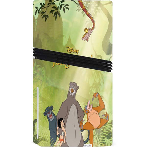 Disney Jungle Book Character Group PS5 Pro Disk Console Skin