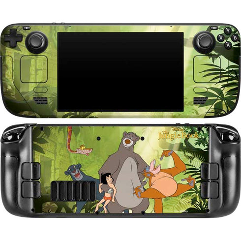 Disney Jungle Book Character Group Steam Deck Handheld Gaming Computer OLED Skin