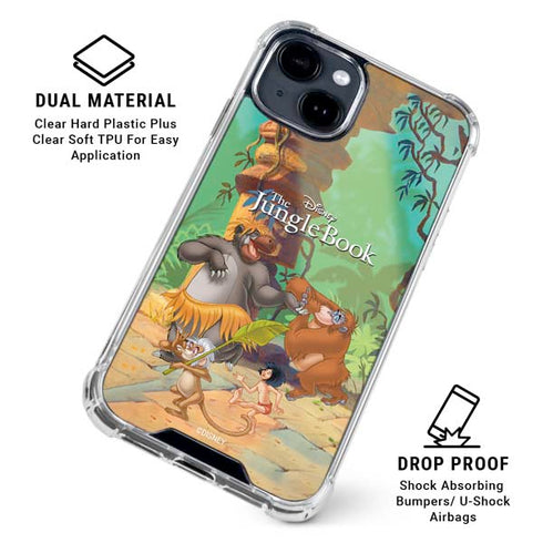 Disney Jungle Book Dancing Cast iPhone 15 Clear Case