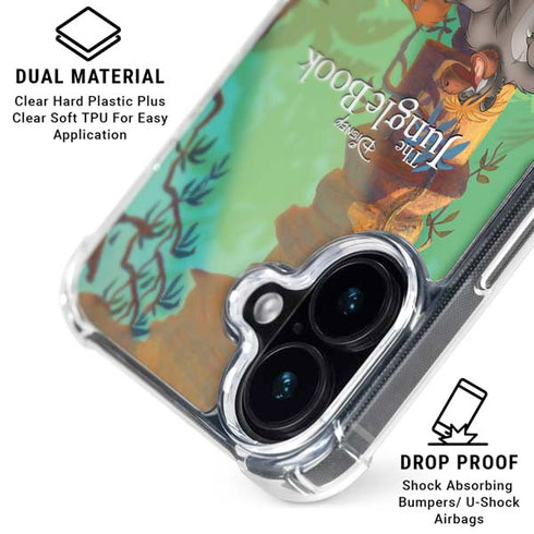 Disney Jungle Book Dancing Cast iPhone 16 Plus Clear Case