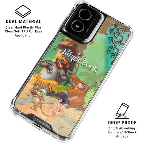 Disney Jungle Book Dancing Cast Moto G Power 5G (2024) Clear Case