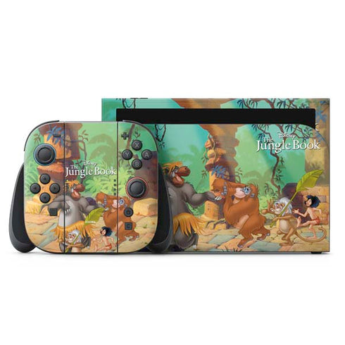 Disney Jungle Book Dancing Cast Nintendo Switch 2 (2025) with Joy-Con Skin
