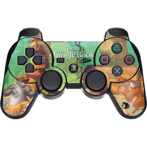 Disney Jungle Book Dancing Cast PS3 Dual Shock wireless controller Skin