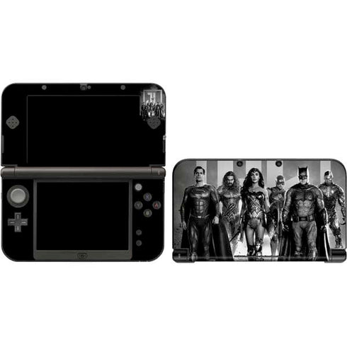 The Justice League (2017) Justice League Black and White Nintendo Skins
