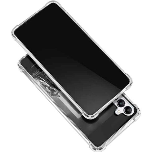 The Justice League (2017) Justice League Black and White Gabb Phone 4 Clear Case