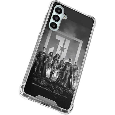 The Justice League (2017) Justice League Black and White Galaxy A16 5G Clear Case