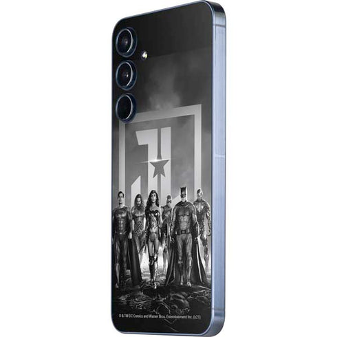 The Justice League (2017) Justice League Black and White Galaxy A35 5G Skin