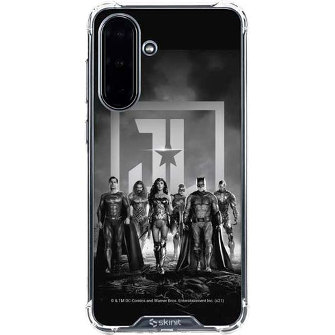 The Justice League (2017) Justice League Black and White Galaxy A36 5G Clear Case