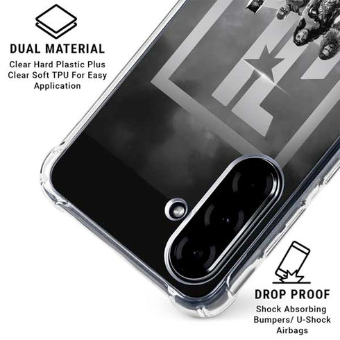 The Justice League (2017) Justice League Black and White Galaxy A36 5G Clear Case