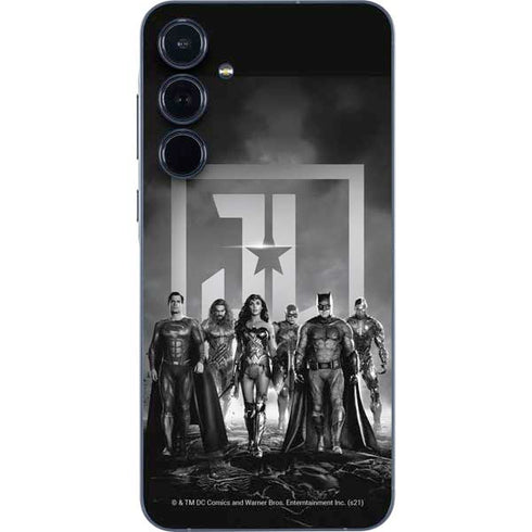 The Justice League (2017) Justice League Black and White Galaxy A55 5G Skin