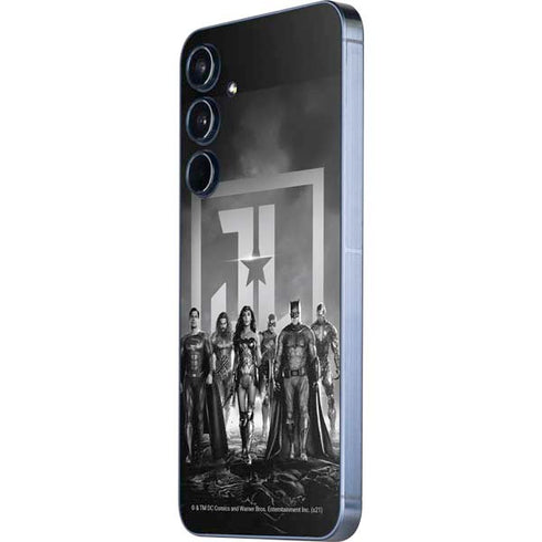 The Justice League (2017) Justice League Black and White Galaxy A55 5G Skin