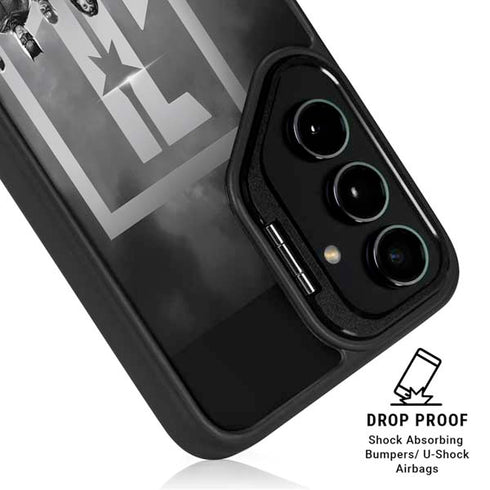 The Justice League (2017) Justice League Black and White Galaxy S25 Kickstand Case
