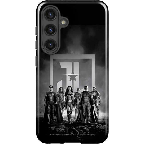 The Justice League (2017) Justice League Black and White Galaxy S25 Plus Impact Case