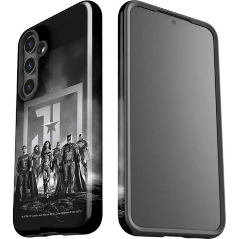 The Justice League (2017) Justice League Black and White Galaxy S25 Plus Impact Case