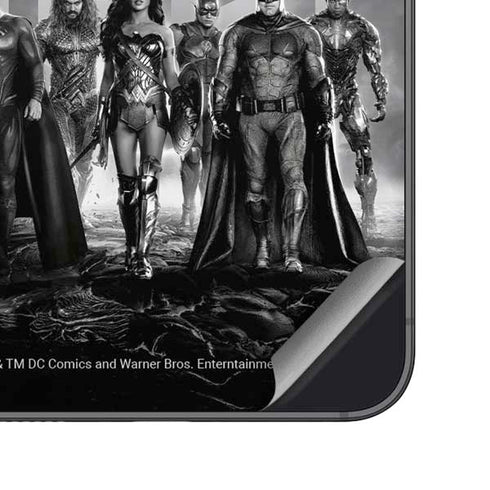 The Justice League (2017) Justice League Black and White Galaxy S25 Plus Skin