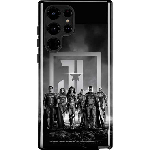 The Justice League (2017) Justice League Black and White Galaxy S25 Ultra Impact Case