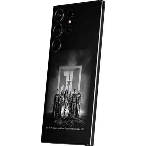 The Justice League (2017) Justice League Black and White Galaxy S25 Ultra Skin