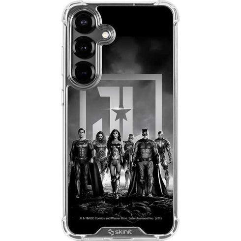 The Justice League (2017) Justice League Black and White Galaxy S26 Clear Case