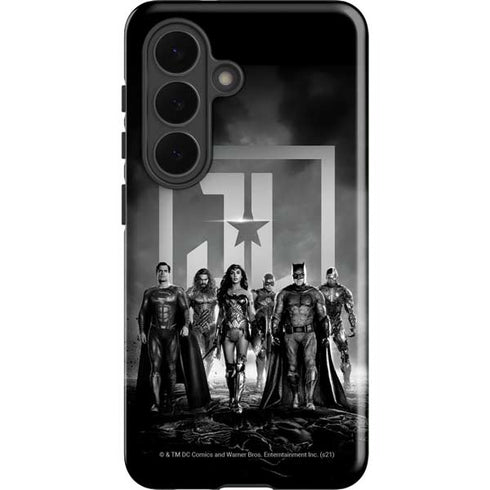 The Justice League (2017) Justice League Black and White Galaxy S26 Impact Case