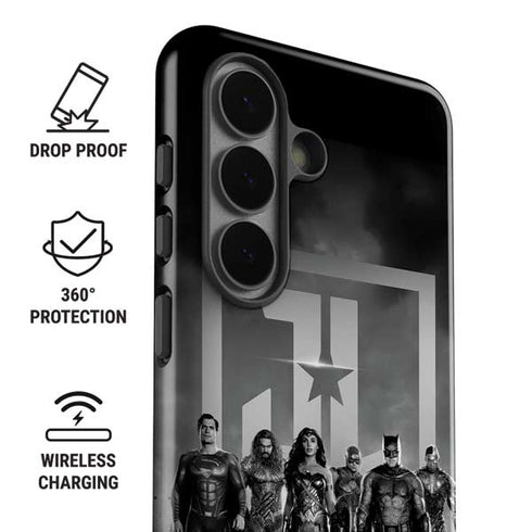 The Justice League (2017) Justice League Black and White Galaxy S26 Impact Case
