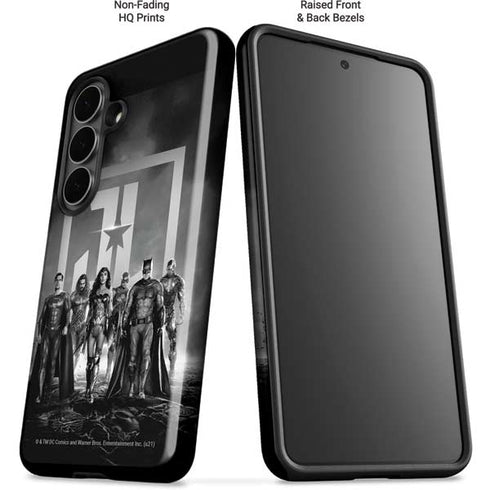 The Justice League (2017) Justice League Black and White Galaxy S26 Plus Impact Case