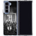The Justice League (2017) Justice League Black and White Galaxy Z Fold5 5G Clear Case
